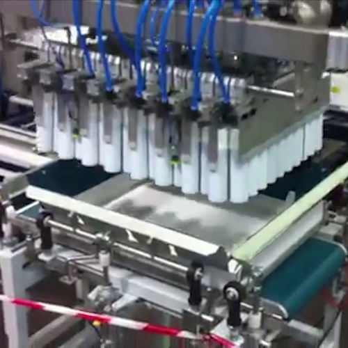Штабелер для аэрозоля - Sinterpack - роботизированный / для погрузно-разгрузочных работ / автоматический