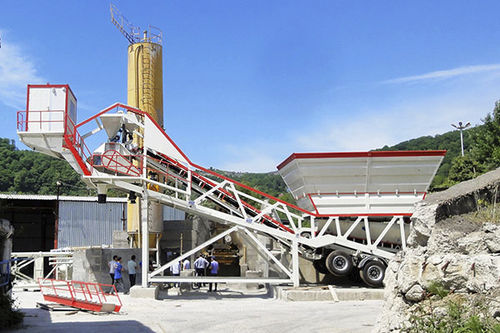 Мобильная бетоносмесительная установка - YHZS60 - Henan YCZG Machinery Manufacture Co.Ltd - компактная / автоматическая / горизонтальная