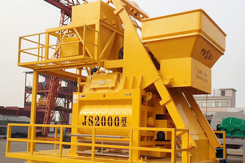 Стационарная бетономешалка - JS2000 - Henan YCZG Machinery Manufacture Co.Ltd - автономная / автоматическая / горизонтальная