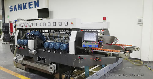 Машина для обработки краев для стекла - SKDE series - SANKEN glass machine - линейная