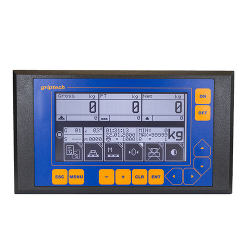 Цифровой весовой индикатор - TC - Griptech GmbH - ЖК-дисплей / встраиваемый / прочный