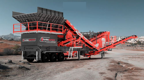 Грубое сито для переработки - BLK01 - Boratas Machinery - мобильное / вибрирующее / для сыпучих материалов