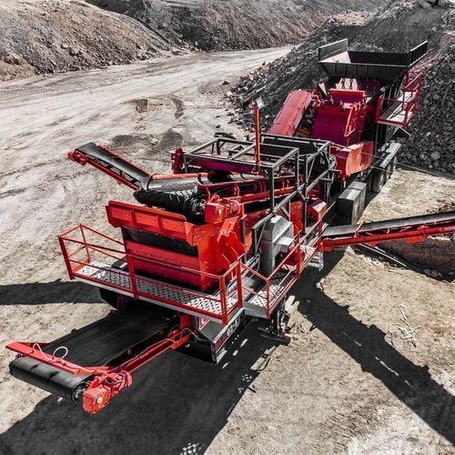 Ударный дробильно-сортировочный комплекс - BLK02-E - Boratas Machinery - мобильный / с горизонтальной осью / компактный