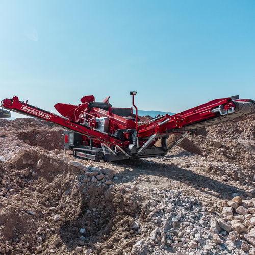 Скальпирующий грохот для сухого грохочения - BPS101 - Boratas Machinery - для строительной площадки / для шахты / для переработки