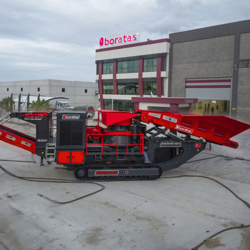 Конусная камнедробилка - BPC200 - Boratas Machinery - мобильная / с дизельным двигателем / компактная
