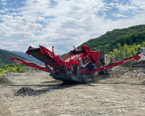 Скальпирующий грохот для строительной площадки - BPS100 - Boratas Machinery - для шахты / для переработки / для сортировки