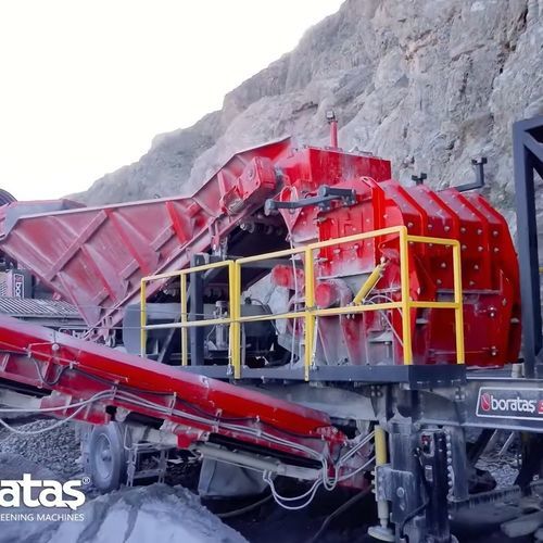 Молотковая камнедробилка - BLH14 - Boratas Machinery - мобильная / для производства песка / для строительных материалов