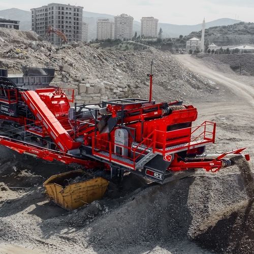 Ударная камнедробилка - BLK02-E - Boratas Machinery - полумобильная / первичная / для известняка