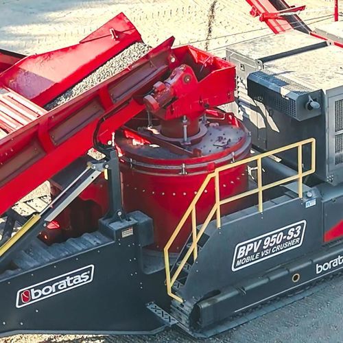 Вертикальная ударная камнедробилка - VSI950 - Boratas Machinery - стационарная / для производства песка / для твердого камня
