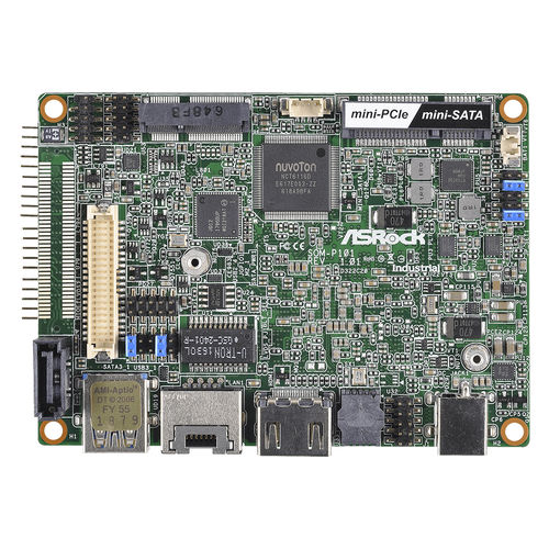 Материнская плата Pico-ITX - SOM-P102D  - ASRock Industrial - Intel® Apollo Lake / Intel® Pentium® N4200 / DDR3L SO-DIMM