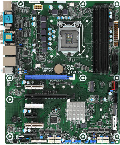 Материнская плата ATX - IMB-1710 - ASRock Industrial - Intel® Celeron® / Intel® Core i3 / Intel® Core i5