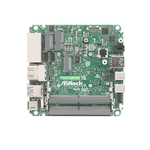 Материнская плата NUC - NUC-155H R2  - ASRock Industrial - Intel® Core™ Ultra / DDR5 SO-DIMM / SATA3