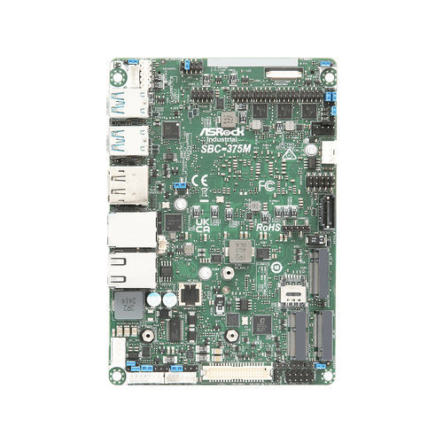 Одноплатный компьютер 3,5" - SBC-375M  - ASRock Industrial - Intel® Core™ Ultra / SATA3 / M.2 Key M