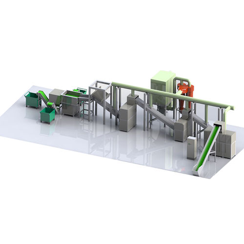 Устройство для переработки для пластмассы - SPT001 - Zhejiang SUPU Technology Co.,Ltd - для тонера для принтера / разделение металлов / на линии производственного процесса