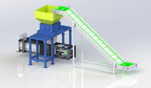 Устройство для переработки для пластмассы - SPTW500 - Zhejiang SUPU Technology Co.,Ltd - для бутылок