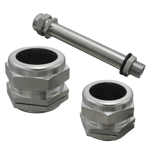 Кабельная втулка из нержавеющей стали - HX-SS series - YUEQING HONGXIANG CONNECTOR MANUFACTRER CO., LTD - IP68 / резьбовая / метрическая