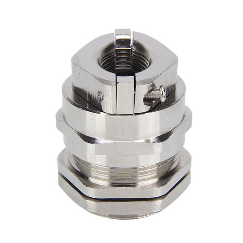 Кабельная втулка из никелевой латуни - HX-NS series - YUEQING HONGXIANG CONNECTOR MANUFACTRER CO., LTD - IP68 / резьбовая / прямая