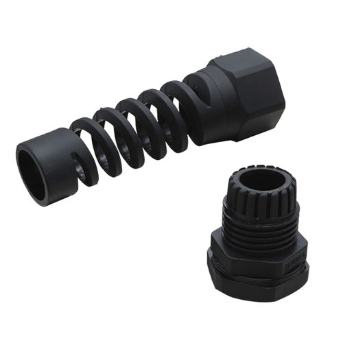 Нейлоновая кабельная втулка - HX-NLZ series - YUEQING HONGXIANG CONNECTOR MANUFACTRER CO., LTD - IP68 / резьбовая / прямая