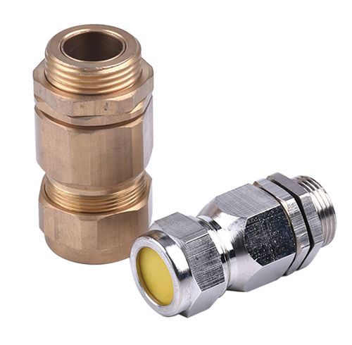 Кабельная втулка из латуни - HX-EX-3 series - YUEQING HONGXIANG CONNECTOR MANUFACTRER CO., LTD - IP66 / резьбовая / прямая