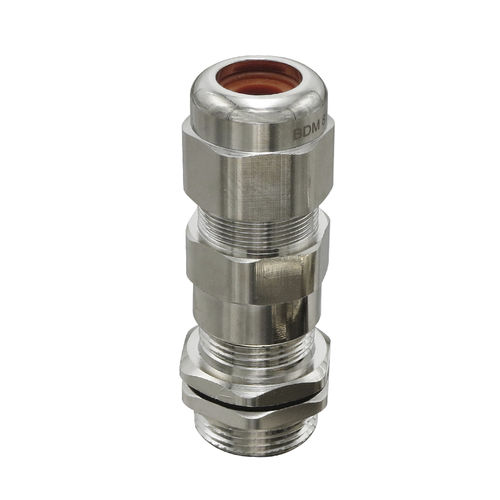 Кабельная втулка из латуни - HX-EX-2 series - YUEQING HONGXIANG CONNECTOR MANUFACTRER CO., LTD - IP54 / резьбовая / прямая