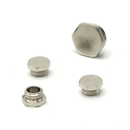 Шестиугольная пробка - HX-SCM series - YUEQING HONGXIANG CONNECTOR  MANUFACTRER CO., LTD - резьбовая / из никелевой латуни / из нержавеющей стали