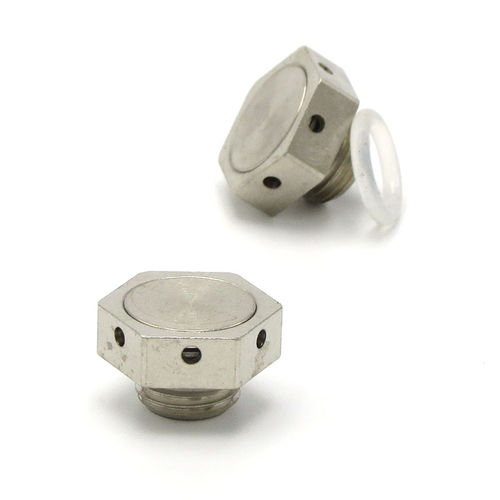 Круглая пробка - HX-BF series - YUEQING HONGXIANG CONNECTOR MANUFACTRER CO., LTD - шестиугольная / наружная резьба / резьбовая