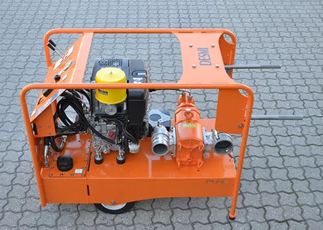Гидравлический блок с электродвигателем - DESMI Pumping Technology A/S - насоса / для масла / переносной