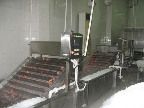 Машина для замораживания рыбы для креветок - ZD-XL 10-40  - Shrimp Machine - с погружением