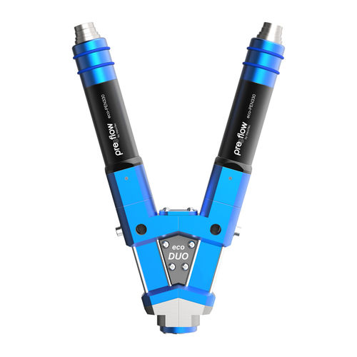 Микродозатор для смол - eco-DUO330 - preeflow by ViscoTec Pumpen- u. Dosiertechnik GmbH - для жидкостей / объемный / для лабораторий