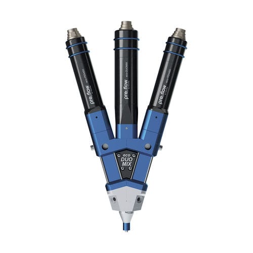 Микродозатор для жидкостей - eco-DUOMIX450 - preeflow by ViscoTec Pumpen- u. Dosiertechnik GmbH - для смол / для полиуретановых эластомеров / для пасты для пайки