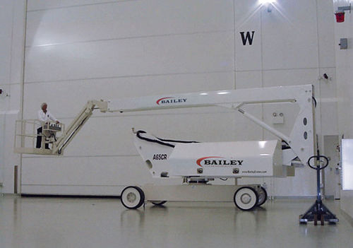 Телескопический подъемник для чистого помещения - A65CR - Bailey lifts - колесный / электрогидравлический