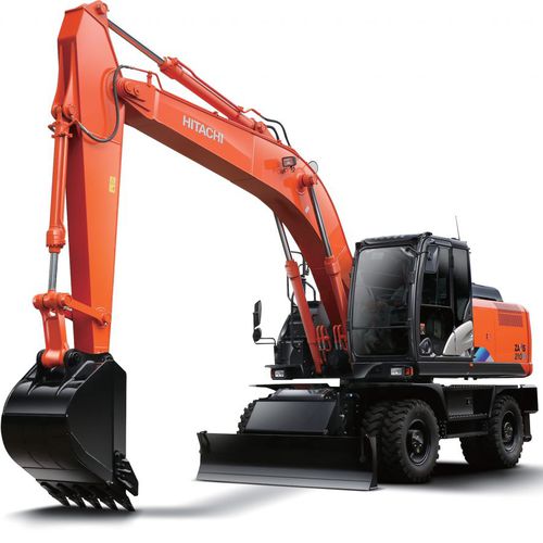 Промежуточный экскаватор - ZX210W-5A - Hitachi Construction Machinery Europe - колесный / для строительной площадки