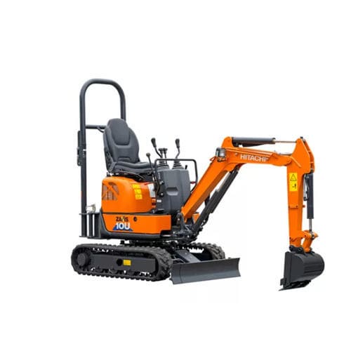 Экскаватор мини - ZX10U-6 - Hitachi Construction Machinery Europe - гусеничный / для строительной площадки / с коротким задним радиусом