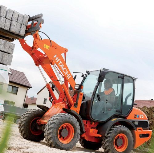Погрузчик на колесах - ZW75-6 - Hitachi Construction Machinery Europe - шарнирный / компактный / для строительства