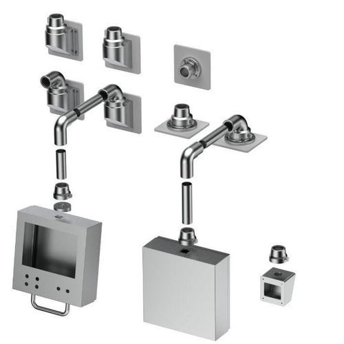Система опорных кронштейнов из нержавеющей стали - TK048 - TEKNOKOL Support Arm and Enclosure systems - для блока управления / из алюминия / для аппарата