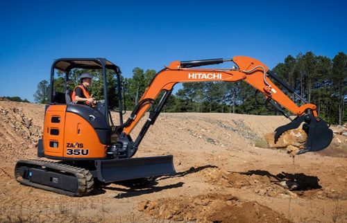 Экскаватор мини - ZX35U-5N - Deere-Hitachi Construction Machinery - гусеничный / Tier 4 final / для строительной площадки
