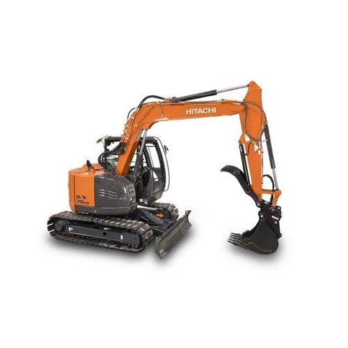 Экскаватор мини - ZX75US-5N - Deere-Hitachi Construction Machinery - гусеничный / дизельный / компактный