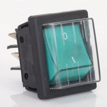 Переключатель с защитой - DS Series - Boltek Plastik - клавишный / двухполюсный / IP40