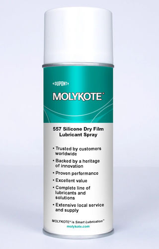Аэрозоль сухая смазка - MOLYKOTE® 557 - Dow Corning - для пластмассы / для пищевой промышленности / для алюминия