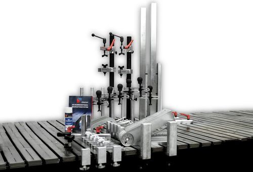 Механический зажимной узел - Set 4 - FÖRSTER welding systems GmbH - для Т-образных пазов / для сварки / из нержавеющей стали