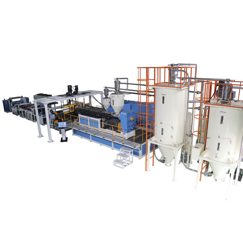 Многослойная экструзионная линия - GW120-GF1200 - GPM Machinery (Shanghai) - для пластин / для термопластмассы / для ПЭТФ