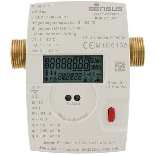 Цифровой теплосчетчик - PolluCom F - SENSUS