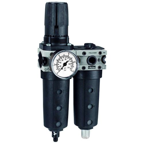 Фильтр-регулятор маслораспылитель для сжатого воздуха - P3XCA series  - Parker Pneumatic Division Europe - газовый / для клапана / для использования в промышленности