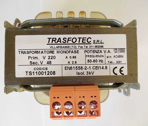 Монофазовый трансформатор - TS11001208 - ELMITI - тока / инкапсулированный / для использования в промышленности