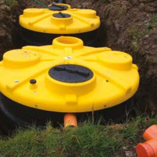 Резервуар для воды - DEPURO NIM - ROTOTEC SPA - из полиэтилена / для очистки сточных вод / легкий