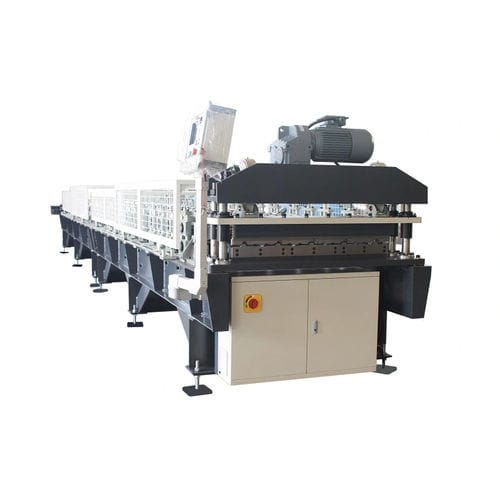 Профильный каландр для металлического профиля - SHAOXING SMARTECH MACHINERY MANUFACTURING CO.,LTD. - автоматический / с разрезом
