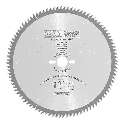 Круговой пильный диск - 222 series - CMT Orange Tool - из стали / для дерева / для стекла