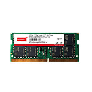 Модуль запоминающего устройства SO-DIMM - DDR4 ECC SODIMM - Innodisk Corporation - DDR4 / ECC / промышленная