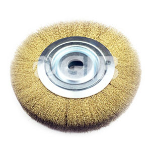 Круговая скрученная щетка - GOLDEN INDUSTRIAL BRUSH - для отделки / для очистки / для галтовки