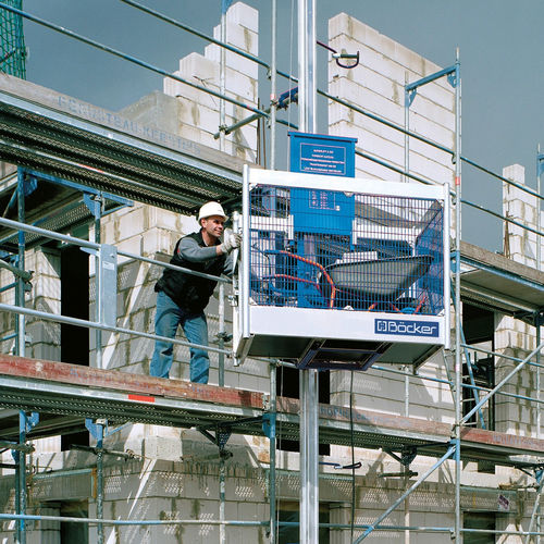 Реечный грузовой подъемник - Super-Lift Z series  - Böcker Maschinenwerke GmbH - для строительства / для строительства / с платформой